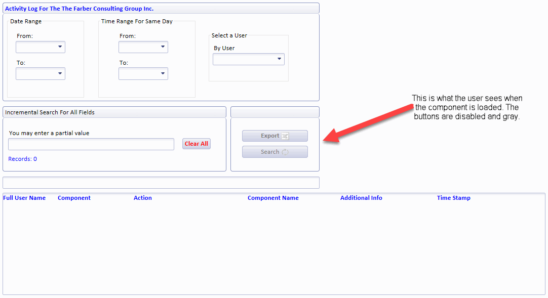 Alpha AnyWhere UX Component Disabled Buttons With Gray Color. These are the default colors when loaded. Alpha AnyWhere UX Component Disabled Buttons With Gray Color. These are the default colors when loaded.