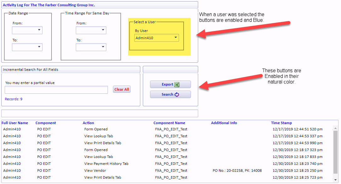 Alpha AnyWhere UX Component Enabled Buttons With their natural Colors. The minute the user enters any value the buttons are enabled with their default colors. Alpha AnyWhere UX Component Enabled Buttons With their natural Colors. The minute the user enters any value the buttons are enabled with their default colors.